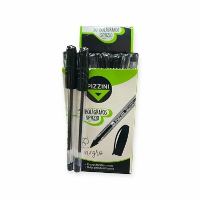 BOLOGRAFO PIZZINI NEGRO