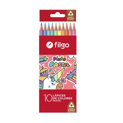 LAPICES COLOR PASTEL 10